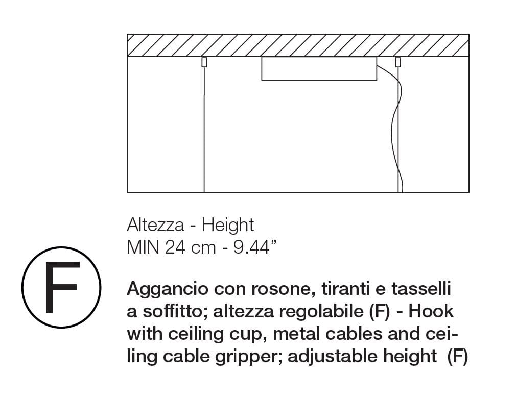 Алюминиевый светодиодный подвесной светильник Euroluce Lampadari Henos ARCH-00018023 - Вид №1