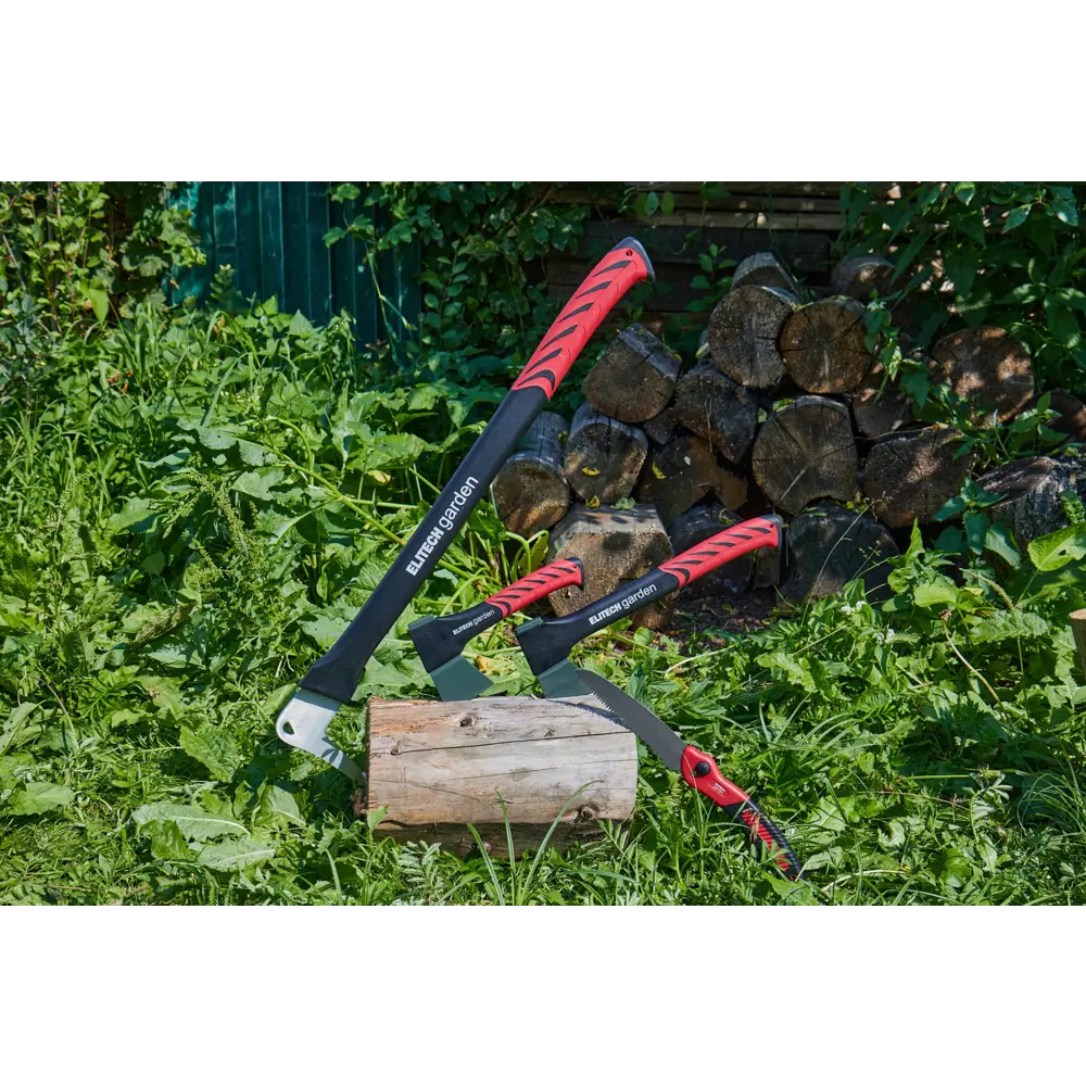 Топор Elitech Garden CA550 0.55 кг рукоятка двухкомпонентная 27.5 см STLM-2025629 - Вид №9