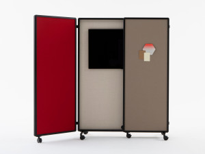 Делитель комнаты офиса / мультимедийный Тотем из алюминия с порошковым покрытием