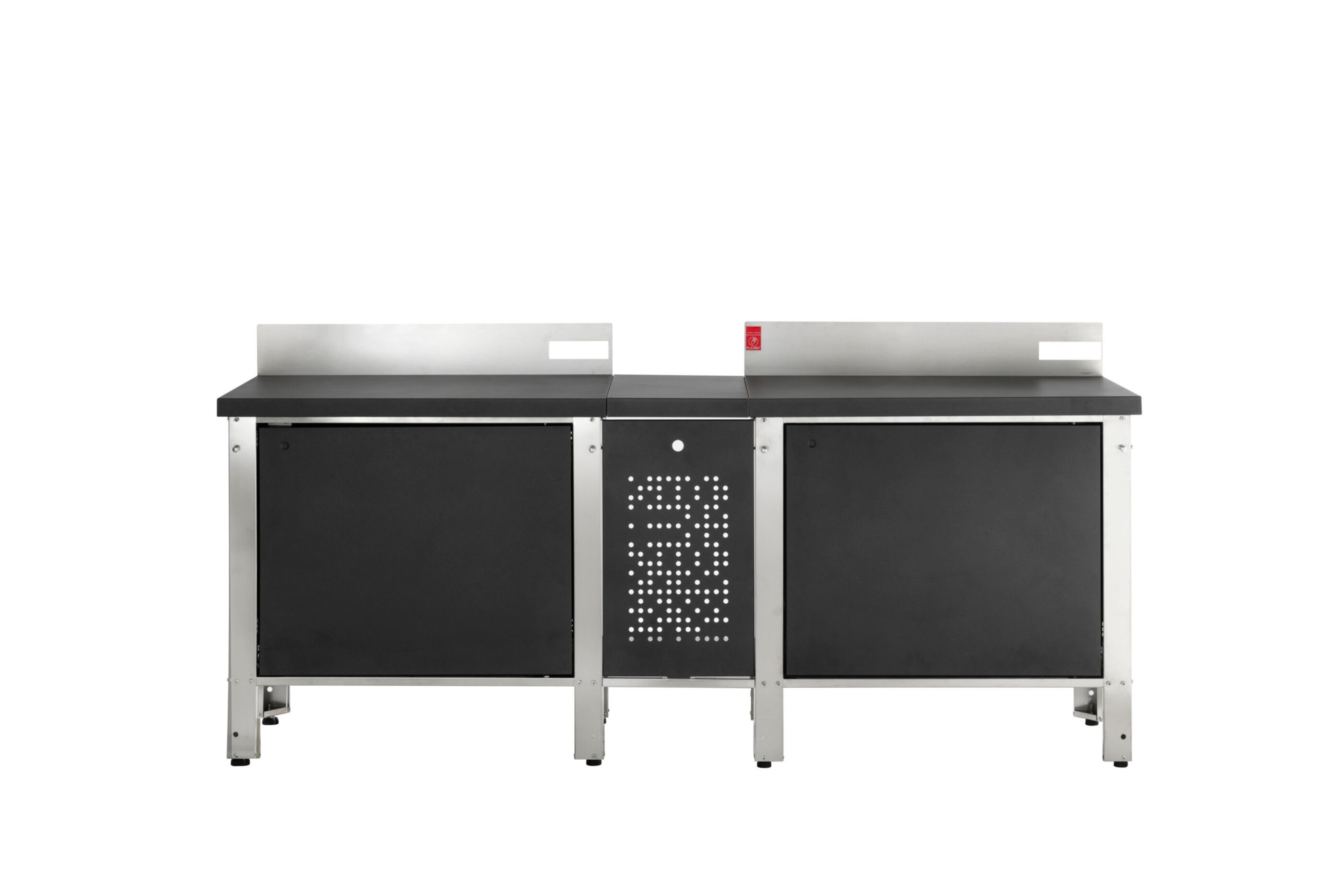 Подвижная поддержка с распашными дверями push &amp; pull из нержавеющей стали PLA.NET Outdoor Cooking Cooking Unit ARCH-00066787 - Вид №4