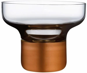 NUDE Хрустальная чаша / центральная часть на медном основании Contour