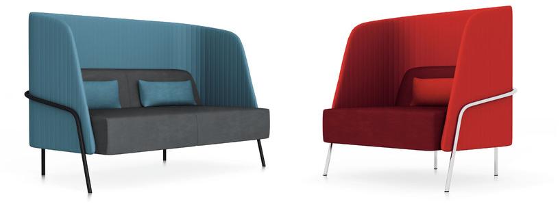 Segis 2-х местный тканевый диван с высокой спинкой Noldor sun-id-1445597 - Вид №3