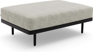 MNST259 Большая скамеечка для ног / из teakового дерева nero black Manutti Flex