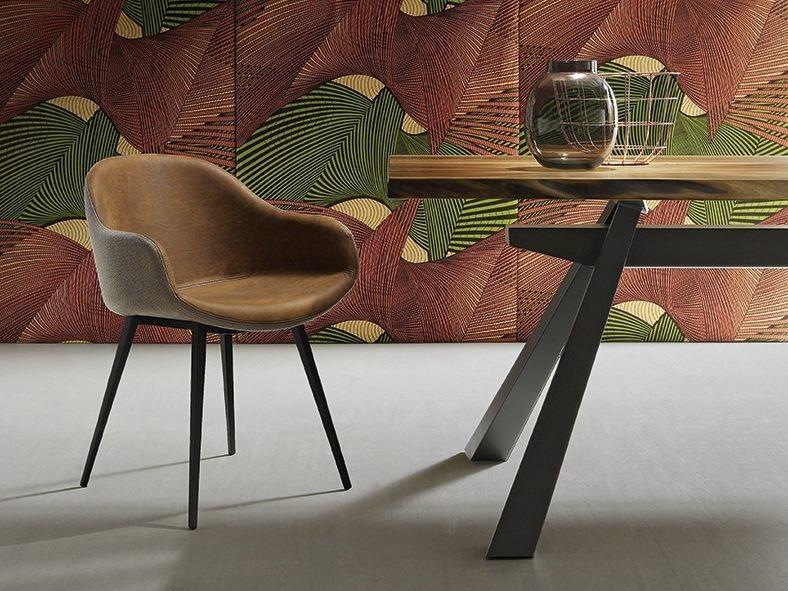 Midj Мягкое кожаное кресло с подлокотниками Sonny sun-id-1402975 - Вид №1