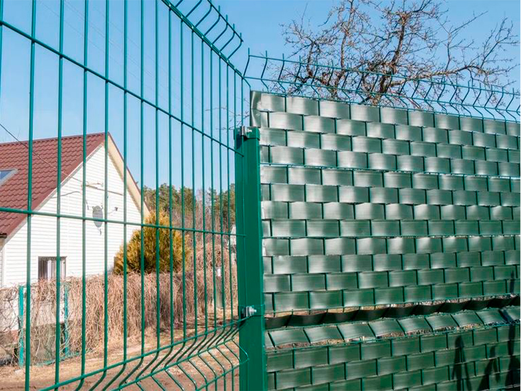 Заборная лента зелёная 48 мм ГеоПластБорд GPBST-177 - Вид №9