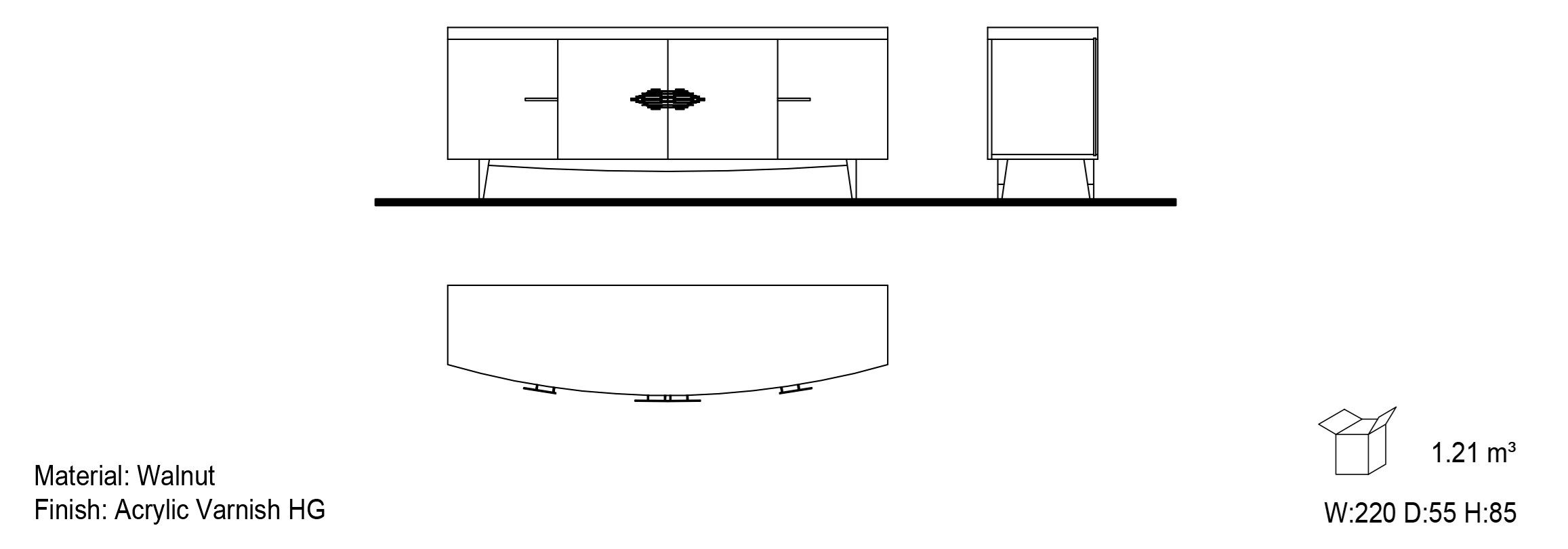 Шкаф с распашными дверями Mobi ARCH-00060341 - Вид №2