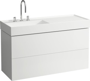 H4076480336421 Шкафчик под раковину, 2 ящика, включает в комплект органайзер, для раковины с полочкой справа 813332 LAUFEN PRO