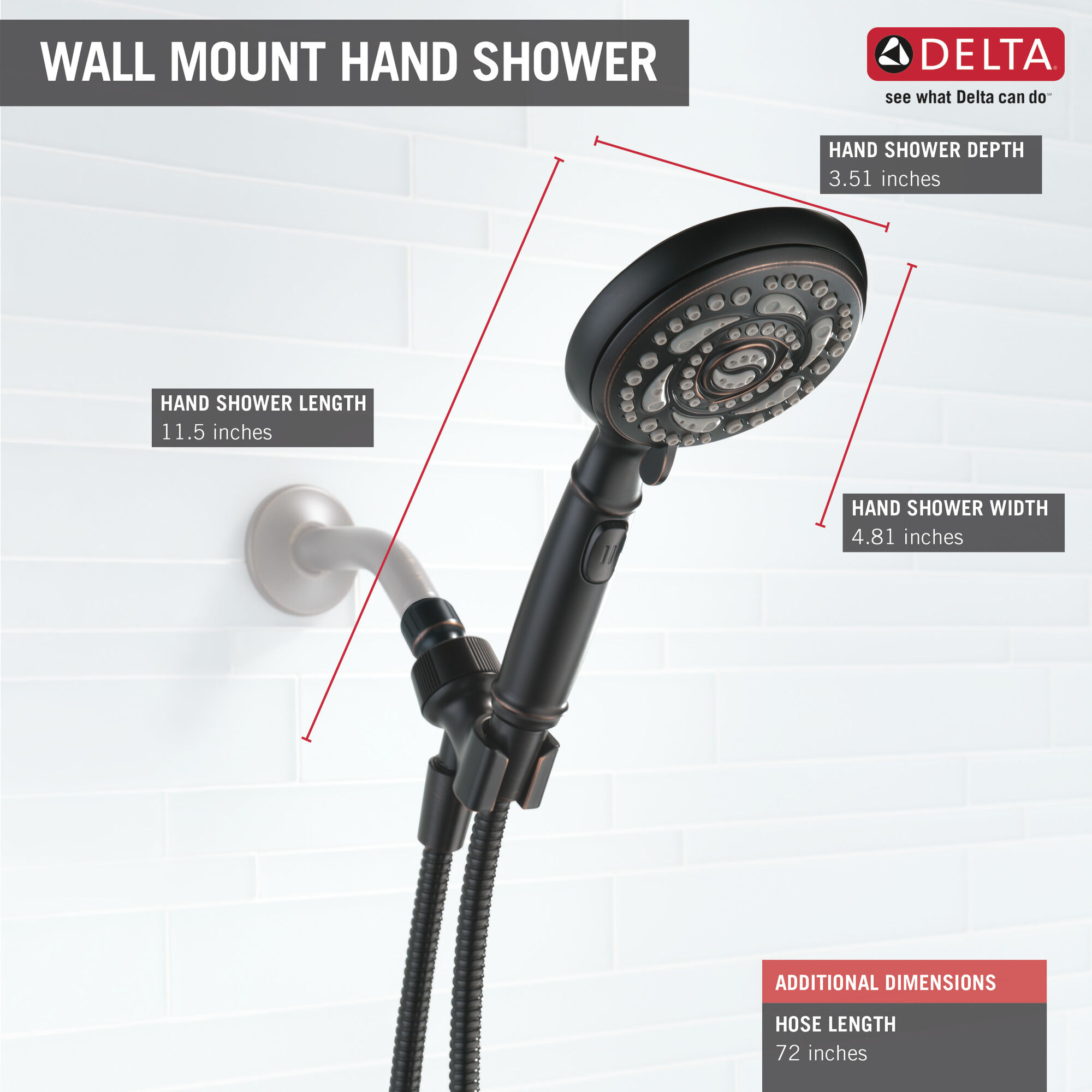 7 Настройка ручного душа Delta Faucet 75704OB - Вид №2