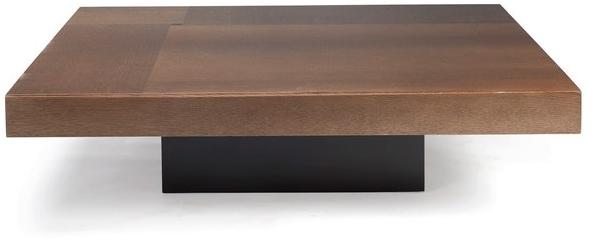 HUGUES CHEVALIER Квадратный деревянный журнальный столик для гостиной Iconic sun-id-1479815 - Вид №1