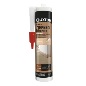 Герметик Axton для дерева 280 мл, цвет светлый дуб