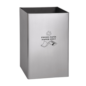 85491 Нержавеющее мусорное ведро, надпись SANELA