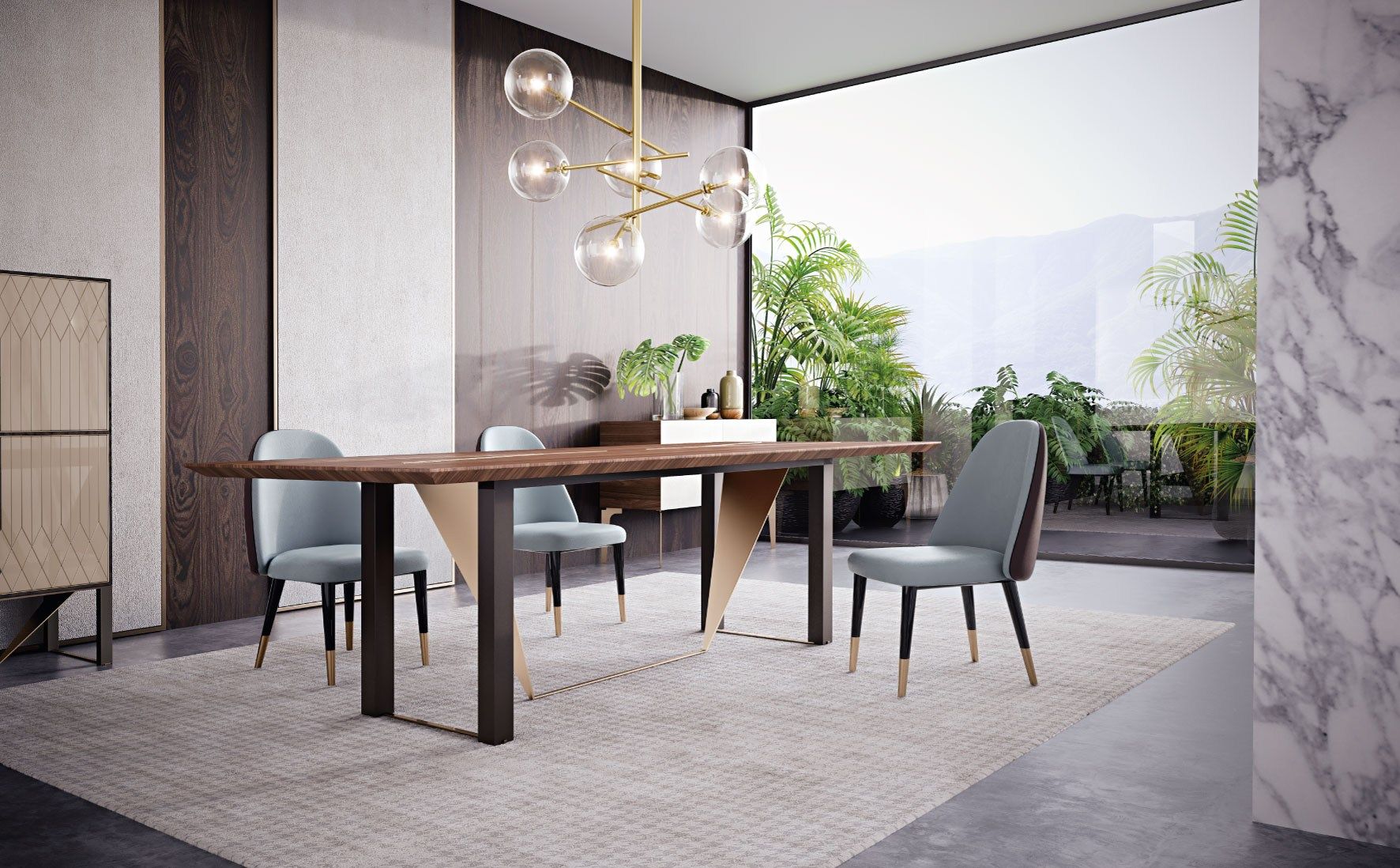 Деревянный прямоугольный обеденный стол Capital Collection Prisma ARCH-00103834 - Вид №3