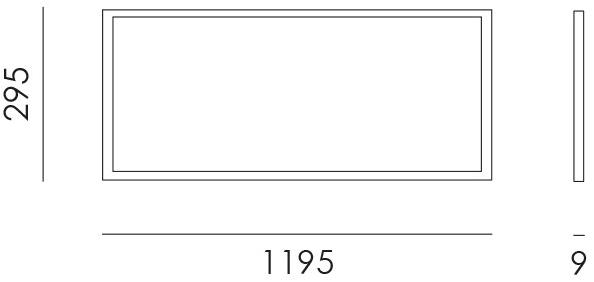 NEXO LUCE Встраиваемый светодиодный светильник для подвесных потолков Inlux recessed 5188 - Вид №1