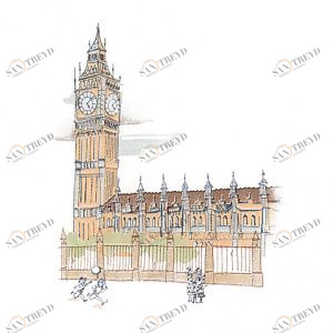 Бейкер-стрит А1521/5009 20*20 Биг Бен Kerama Marazzi А15215009