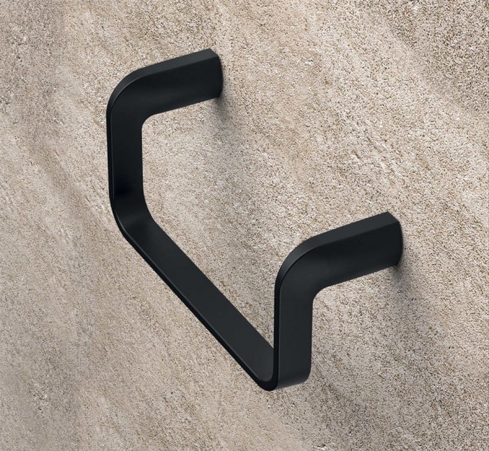 B30310NM B3031NM Полотенцедержатель-кольцо (чёрный) COLOMBO TRENTA Colombo Design - Вид №1