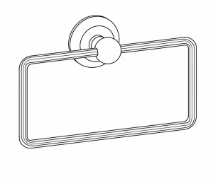 C38-511 C38-511 Держатель для полотенец настенный АЛИЗЕ СИСЕЛЕ Cristal & Bronze ALIZÉ CISELÉ