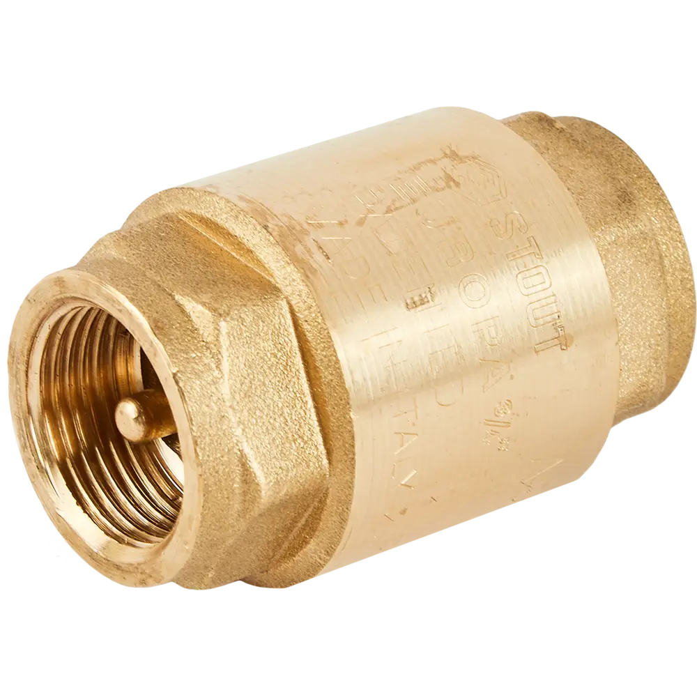 Клапан обратный Stout 3/4" латунь 82275597 STLM-2165995 
