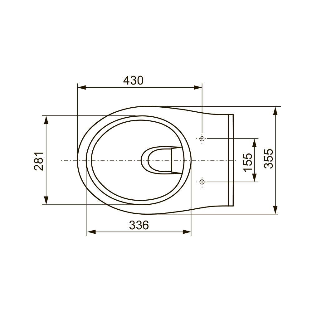K440407.WC1 Комплекты из инсталляций, панелей смыва и унитазов ТЕСЕ V04 Tece  - Вид №6