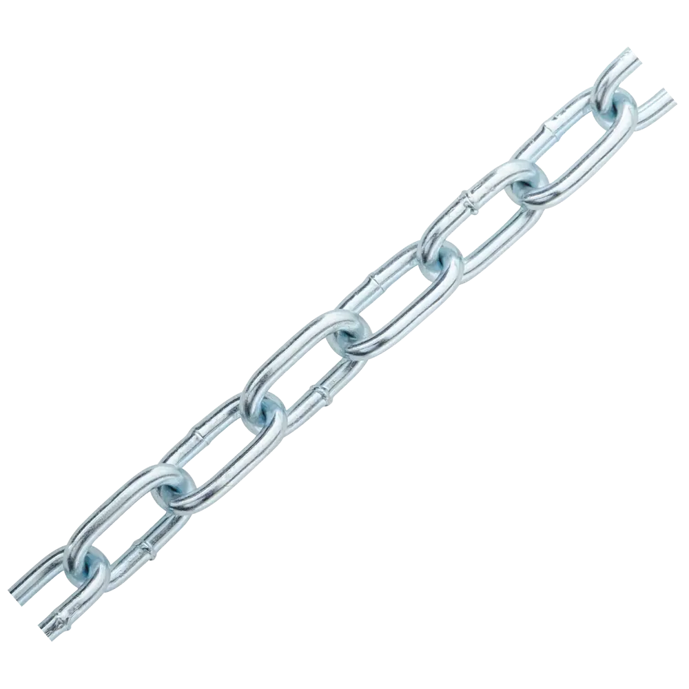 Цепь Standers оцинкованная сталь короткое звено 4 мм 5 м/уп STLM-2063229