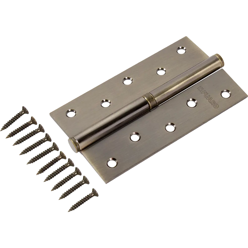 82105919 Петля съёмная левая S125413L-AB/BL, 125x75 мм, сталь, цвет бронза STLM-0019035 FUARO  - Вид №3