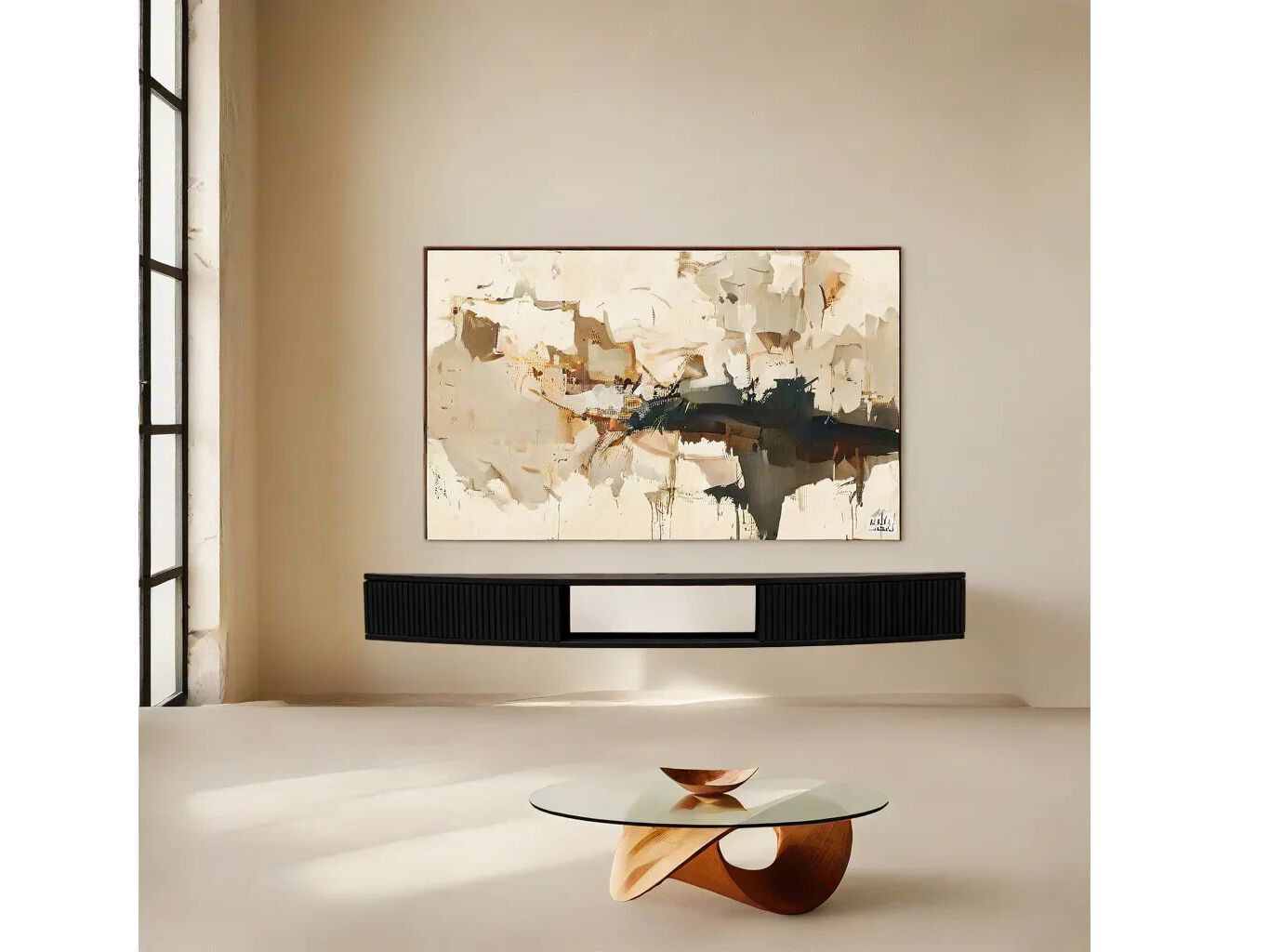 Подвесной ТВ-шкаф Radis FLOATY CURVED ARCH-00117377 - Вид №3