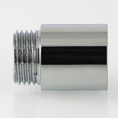 VTr.198.C.0470 Фитинг резьбовой – удлинитель хромированный Valtec 1/2" х 70 мм  - Вид №4
