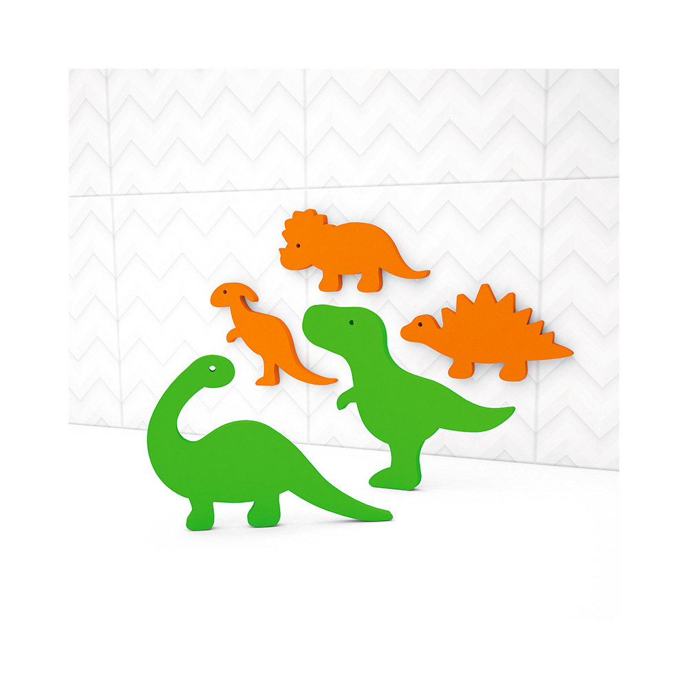 02-013 Набор для купания из EVA "Динозавры" El`BascoToys 