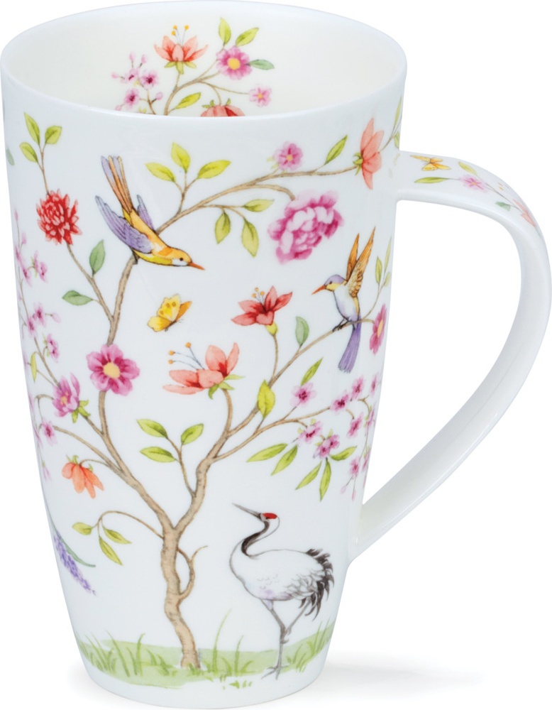 10637717 Dunoon Кружка Dunoon "Журавль.Хенли" 600мл (белая) Фарфор костяной 