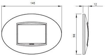 GEWISS Отделочная пластина из технополимера или кожи Serie civili sun-id-1448114 - Вид №3
