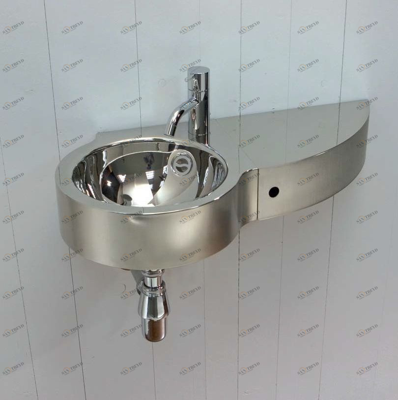 46049 Подвесная раковина настенная овальная Rapsel  белая 