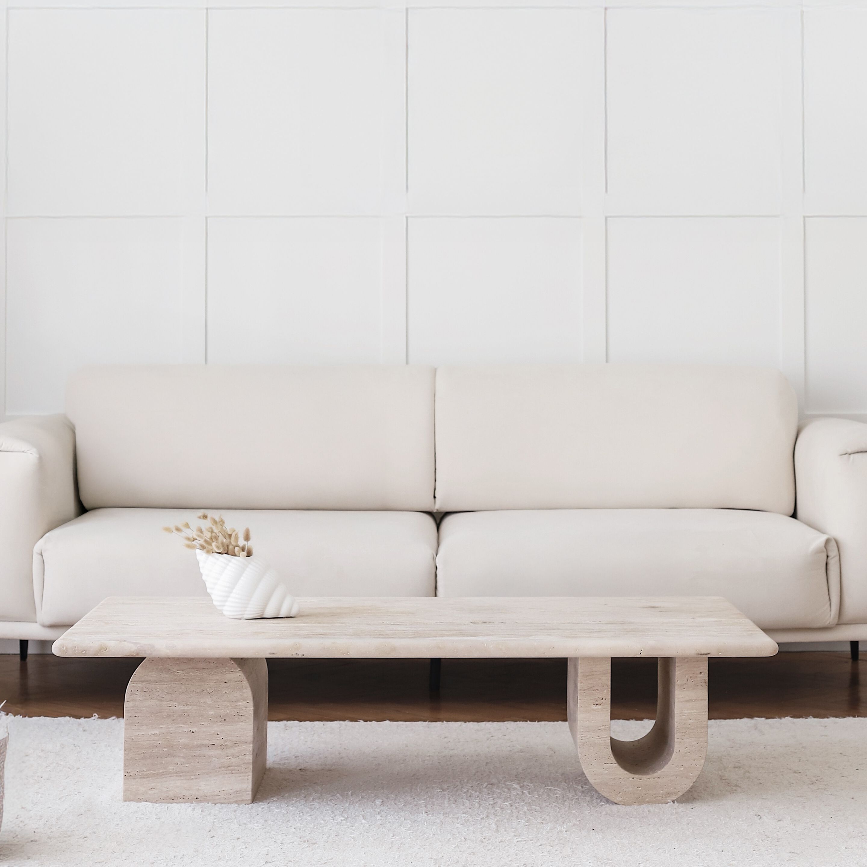 Низкий журнальный столик из травертина YET. Design Studio TONOZ ARCH-00140899 - Вид №2