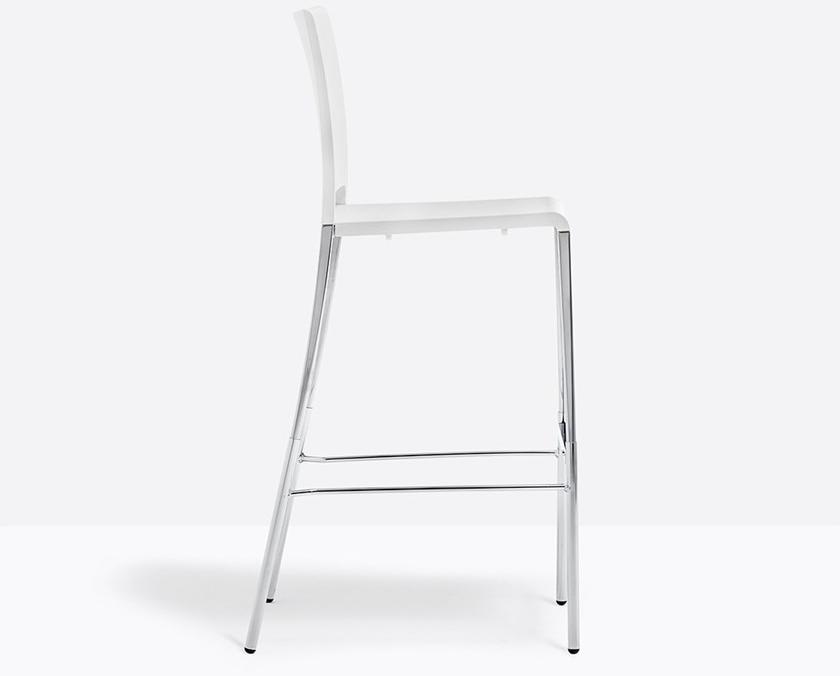 Pedrali Табурет высокий полипропиленовый с подставкой для ног Mya 716 - Вид №1