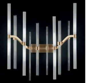 Euroluce Lampadari Настенный светильник из металла и стекла Neva