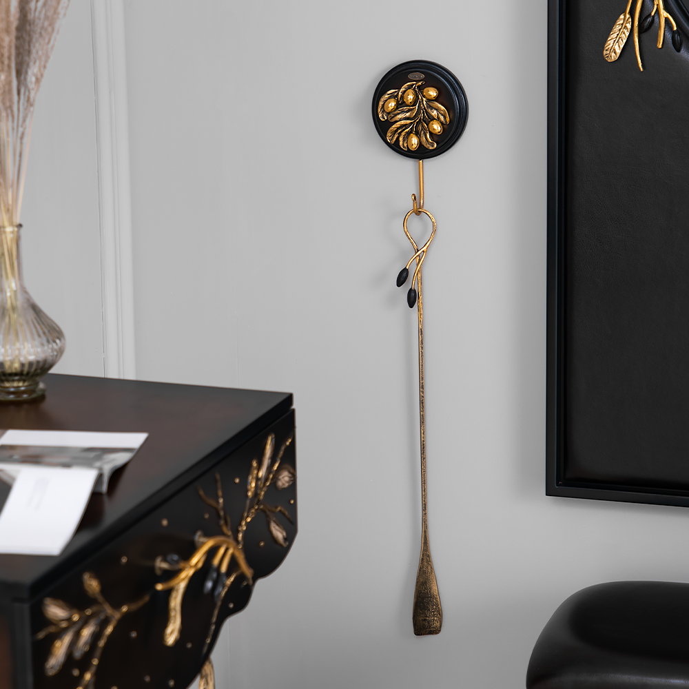 75103 Настенный крючок Oliva Branch Каштан Амбер BOGACHO 4656756150122