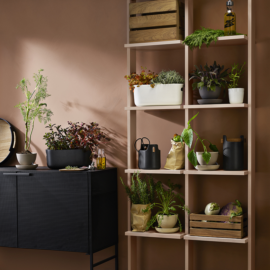 568168 Кашпо для растений с функцией самополива белое Eva Solo  - Вид №2