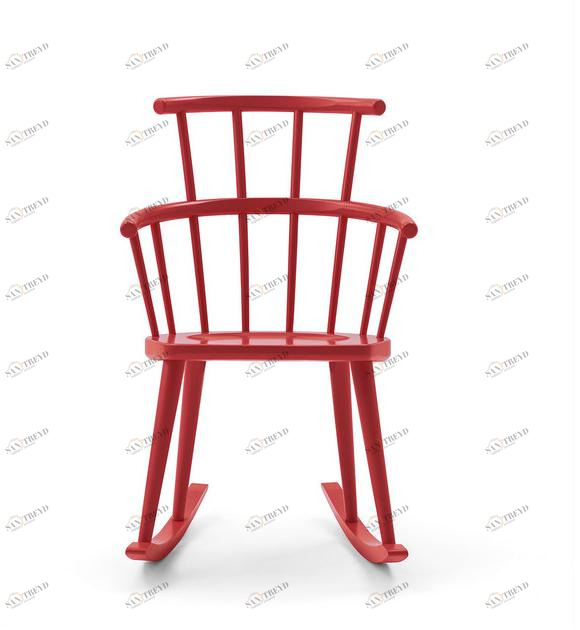 Billiani Кресло-качалка из бука W. 604