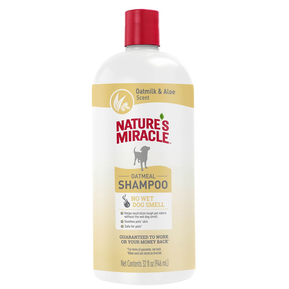ПР0058455 Шампунь для собак NATURES MIRACLE Oatmeal Odor Control с овсяным молочком 947мл 8 in 1 8 in 1 Pets 