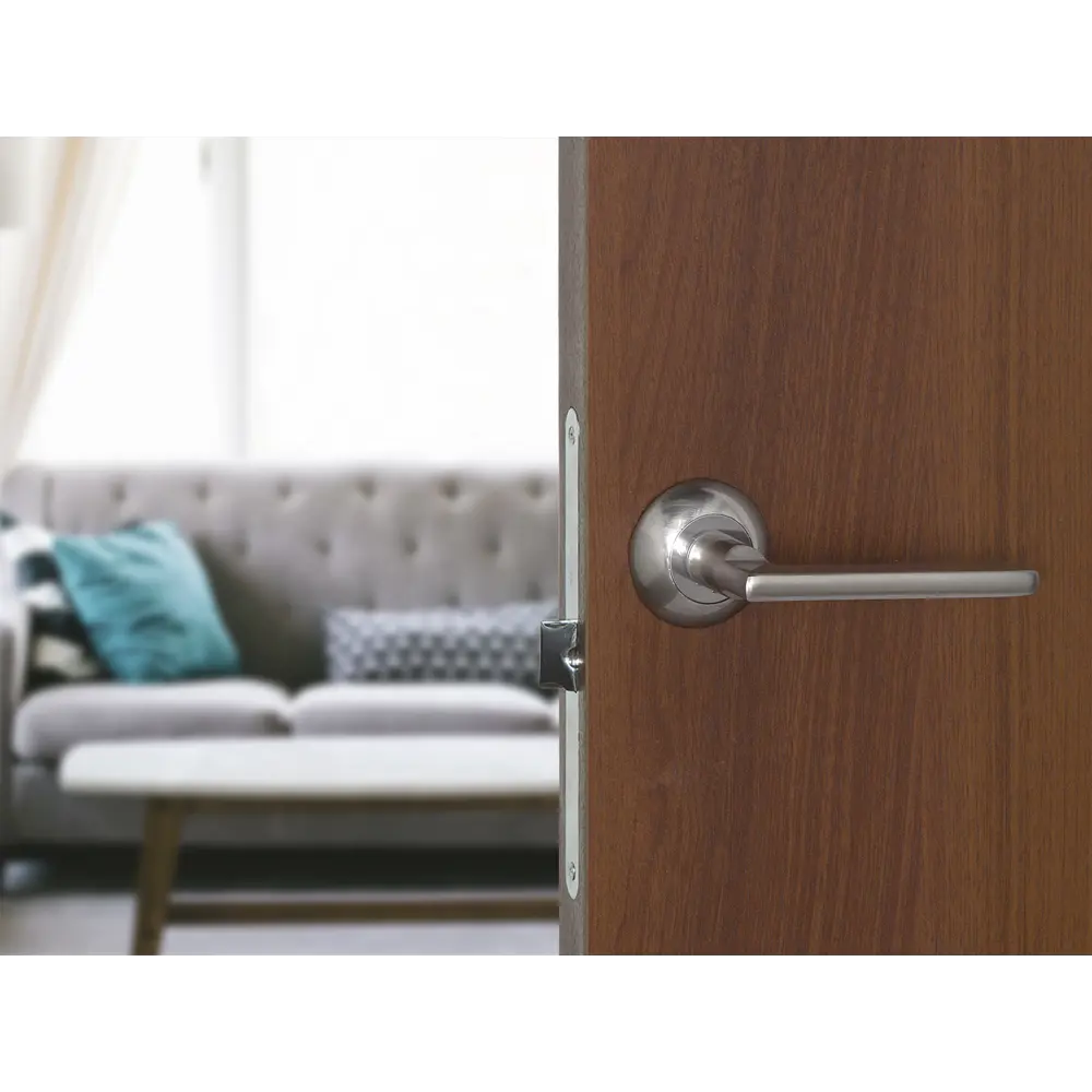 Фабрика Замков A 101 SN - Дверные ручки на розетке с гальваническим покрытием 18809650 STLM-0012920 - Вид №5