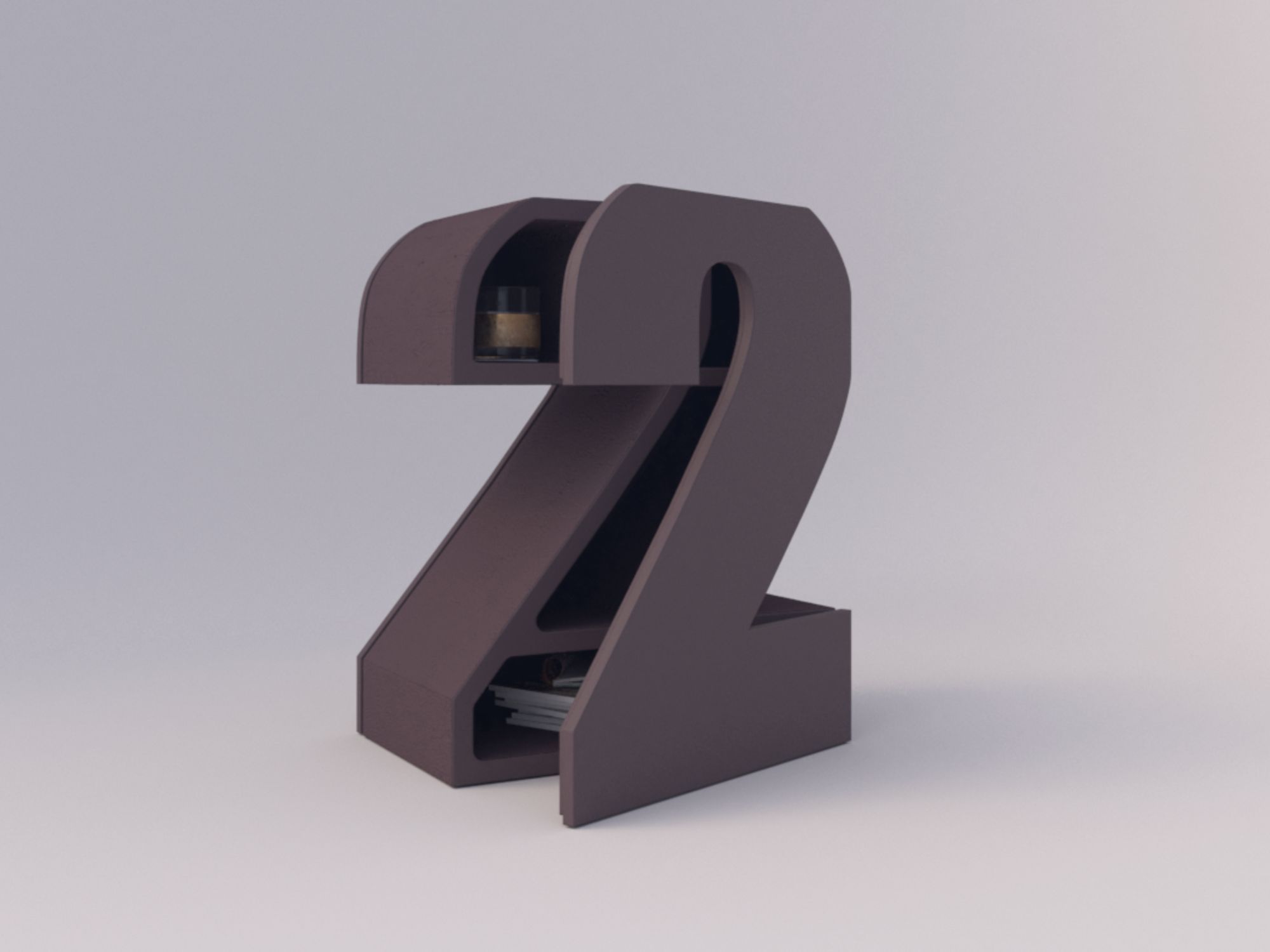 Мебель контейнеры в бетонной конструкции Voltan 555 ARCH-00065661 - Вид №34