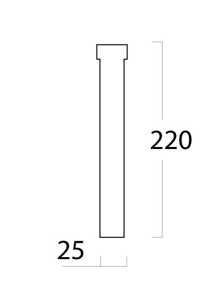 Удлинитель душевой колонны Cezares CZR-PCD20-03/24 ARTICOLI VARI - Вид №1