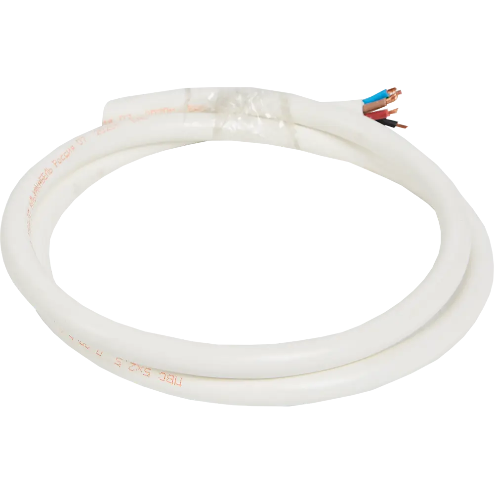 Провод Альфакабель ПВС 5х2.5 мм, на отрез, ГОСТ STLM-2202202 - Вид №1