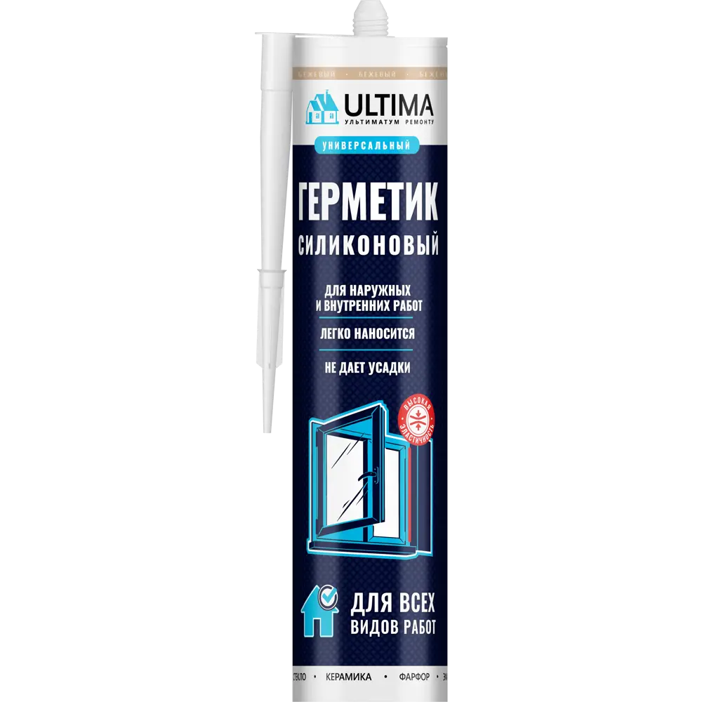 Ultima Универсальный силиконовый герметик для подвижных швов 84858583 STLM-0056327