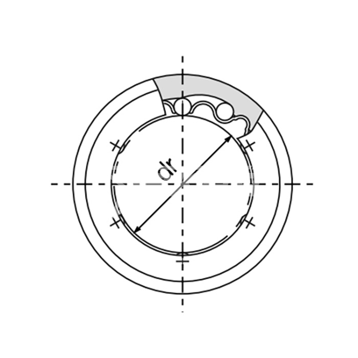 IS598 Линейный подшипник LME10-UU ISKRA  - Вид №2