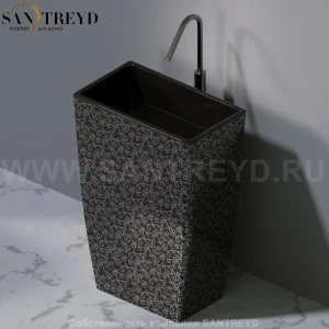 L110401P Напольная раковина стоящая прямоугольная A. e T. Italia Tower