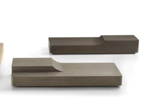 Прямоугольный журнальный столик из шпона