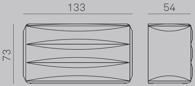 Gruppo Tomasella Лакированный комод со встроенными ручками Sidney sun-id-1464488 - Вид №5