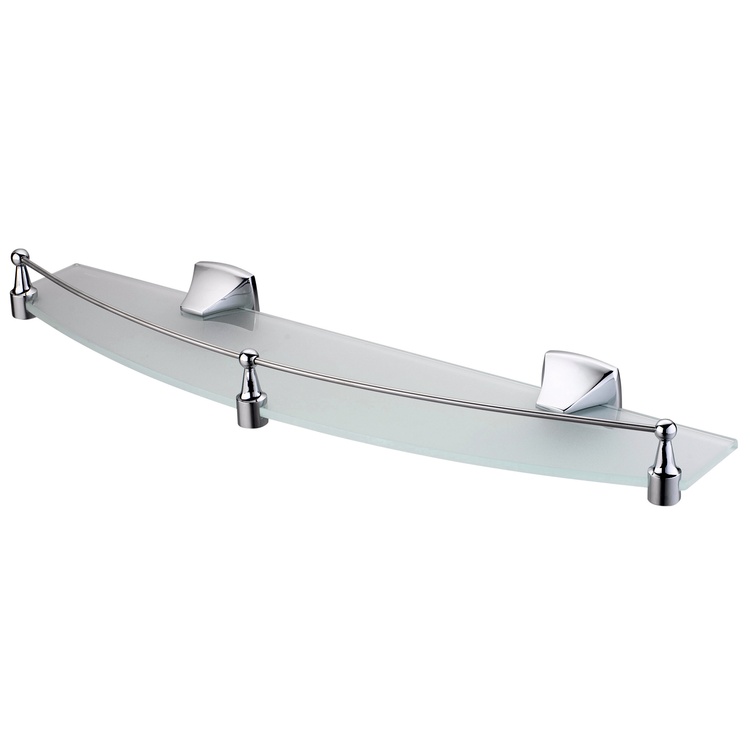 K-2544 Wern (ранее К-2524) Полка стеклянная с бортиком WasserKRAFT Wern K-2500  - Вид №1