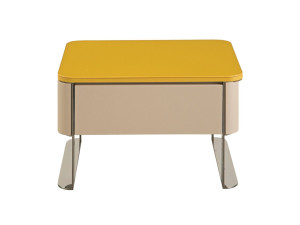 Прямоугольная прикроватная тумбочка из МДФ с ящиками