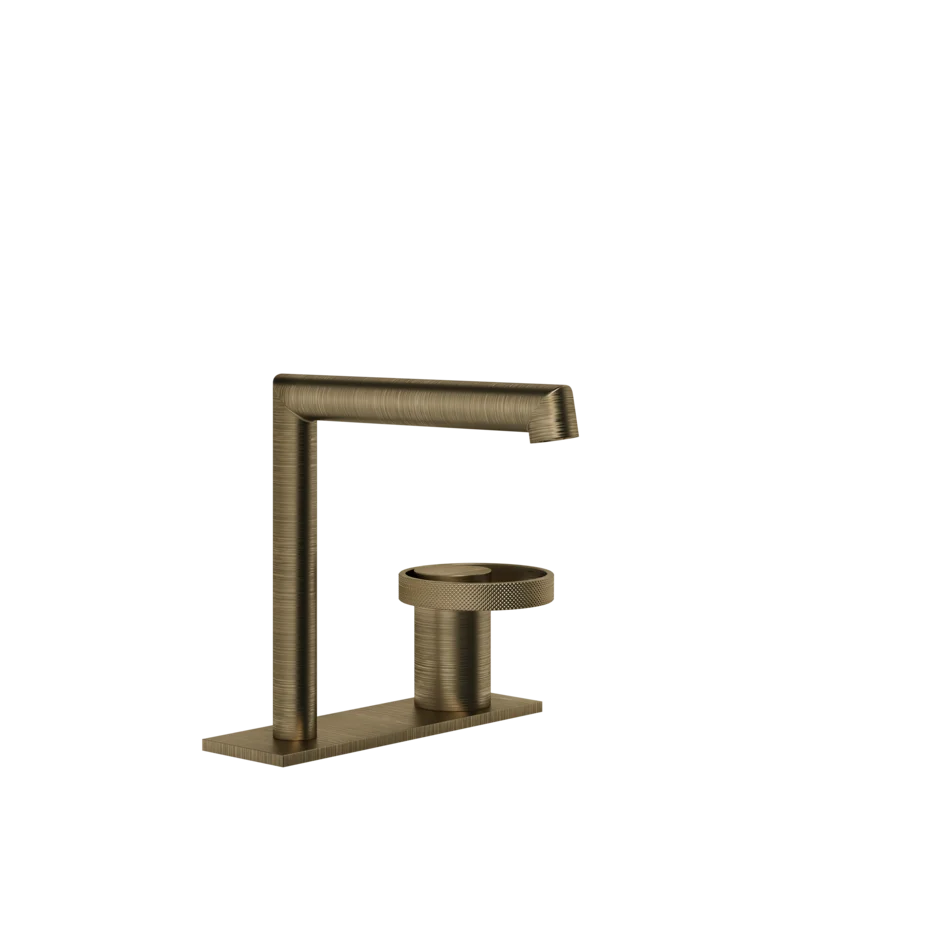 Смеситель для умывальника 63315 713 Gessi Anello СТАРИННАЯ ЛАТУНЬ 63315713