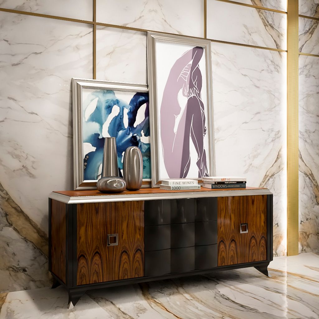 Шкаф из шпона с распашными дверями GUERRA VANNI Оскар ARCH-00137453 - Вид №1